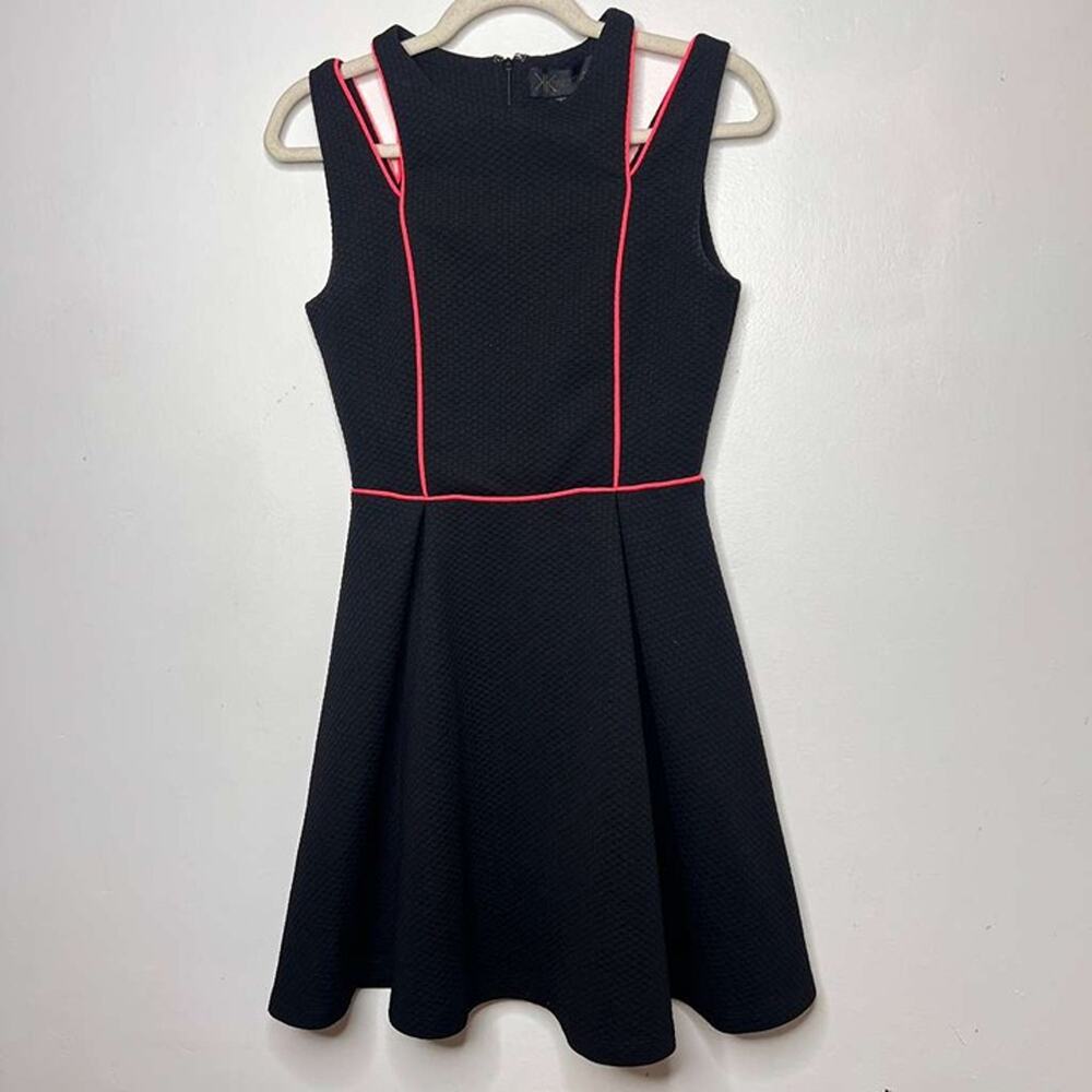 Kardashian Kollection Fit & Flare Dress – Women’s Size XS – Black & Pink